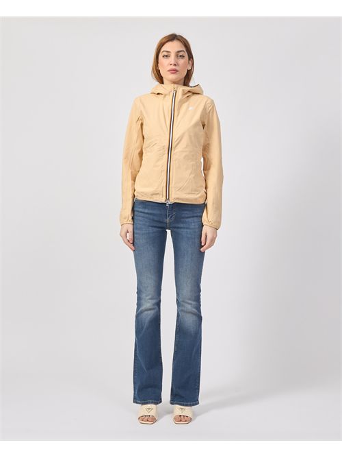 Llily K-way women's short jacket with hood K-WAY | K5127LW-LILY STRETCHW6I